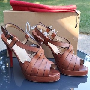Authentic Christian Louboutin city girl pumps